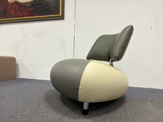 Image 1 of Leolux Pallone Fauteuil Leer