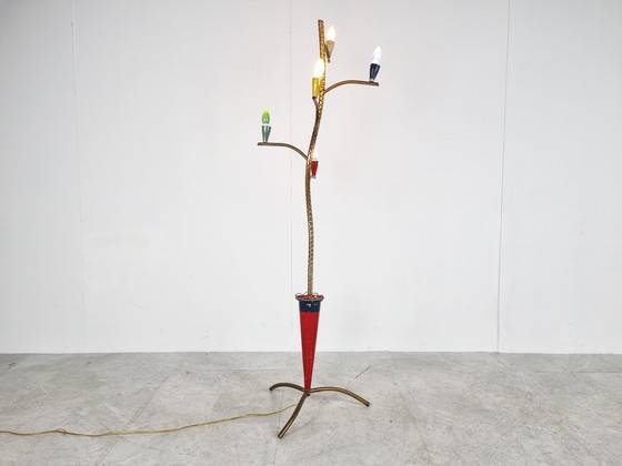 Image 1 of Vintage Italiaanse vloerlamp