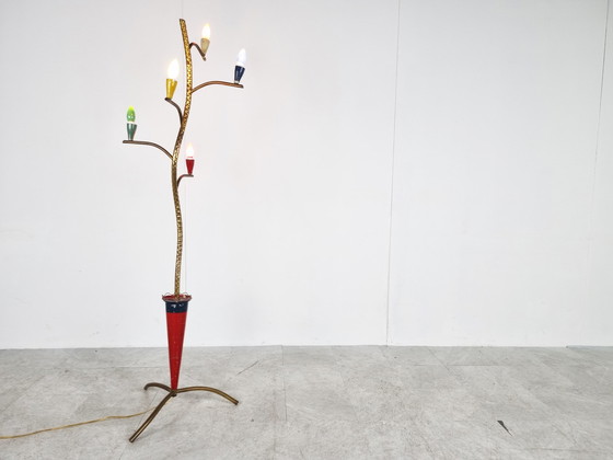 Image 1 of Vintage Italiaanse vloerlamp