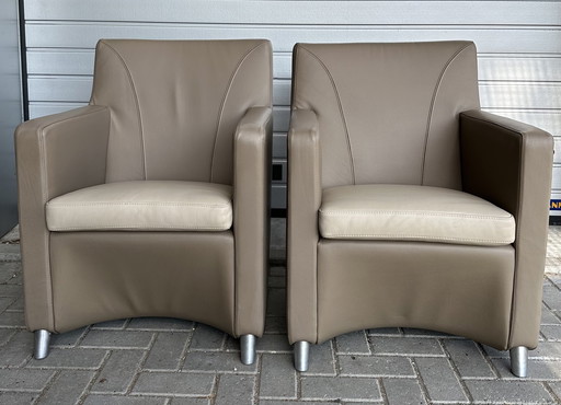 2x Leolux Dolcinea fauteuil