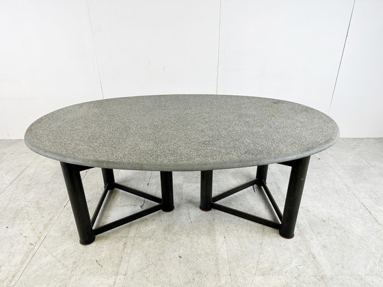 Image 1 of Vintage ovale eettafel