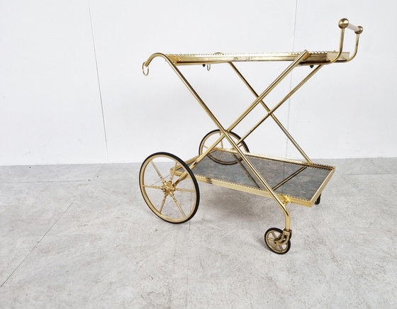 Image 1 of Vintage Messing drankenwagen