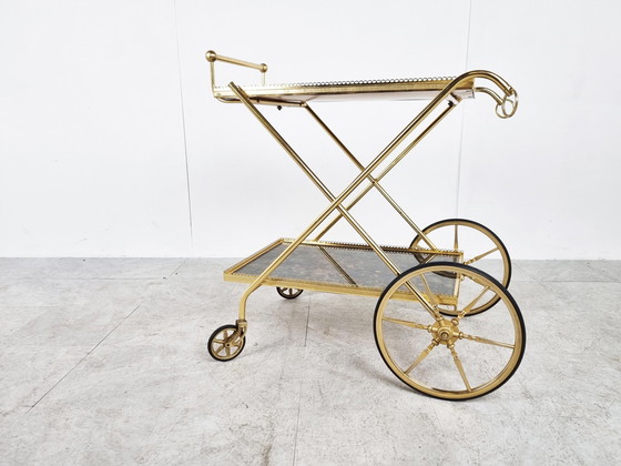 Image 1 of Vintage Messing drankenwagen