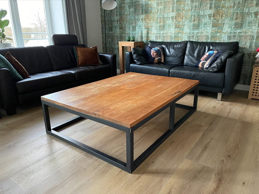 Teakhouten salontafel