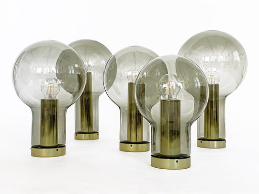 5x Raak Maxi-Globe plafondlampen