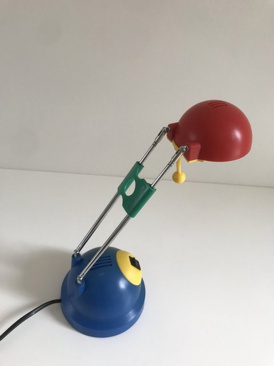 Image 1 of Vintage Memphis Stijl bureaulamp "Light Force"