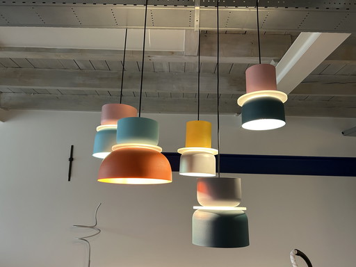 5x Macaron Hanglamp