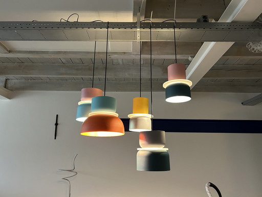 5x Macaron Hanglamp