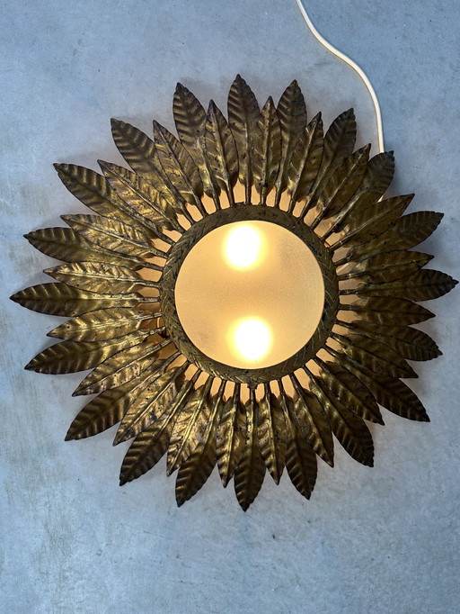 Vintage Sunburst lamp