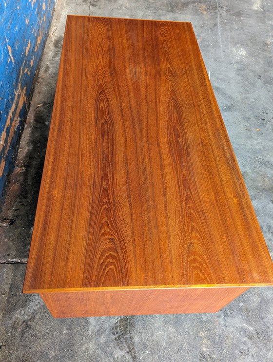 Image 1 of Deens teak bureau jaren 60