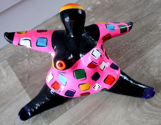 Image 1 of Beeld van Trijnie Wubbolt: Jolien small Pink&Black