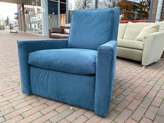 Image 1 of Linteloo Sky fauteuil blauw stof