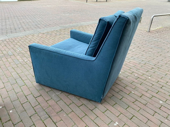 Image 1 of Linteloo Sky fauteuil blauw stof