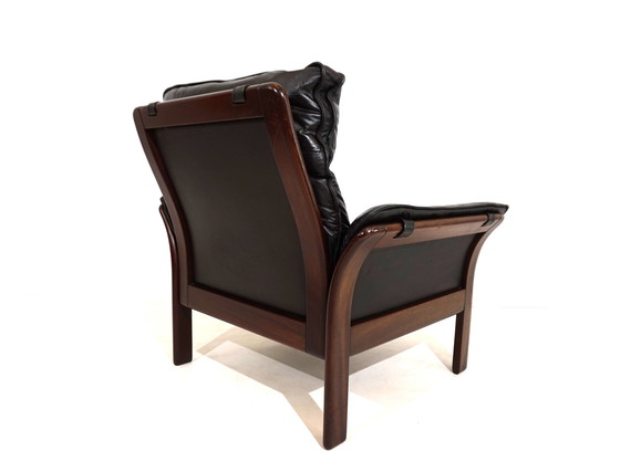 Image 1 of Dreipunkt Scala lederen fauteuil