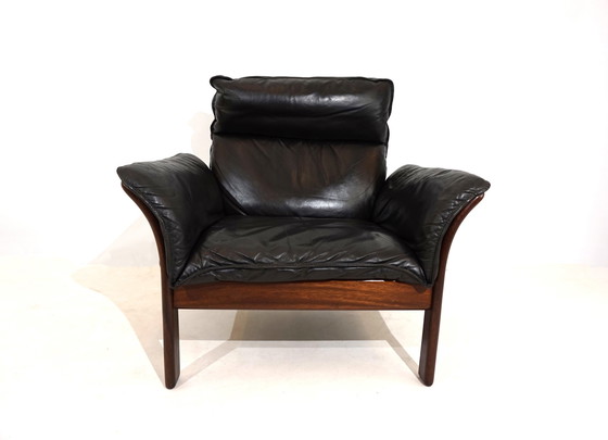 Image 1 of Dreipunkt Scala lederen fauteuil