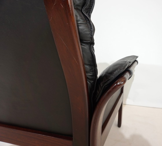 Image 1 of Dreipunkt Scala lederen fauteuil