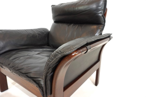 Image 1 of Dreipunkt Scala lederen fauteuil