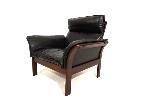 Image 1 of Dreipunkt Scala lederen fauteuil