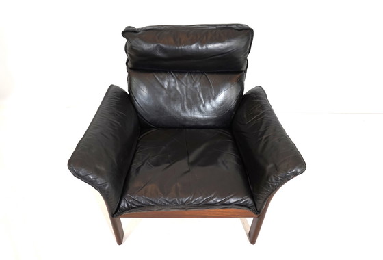 Image 1 of Dreipunkt Scala lederen fauteuil