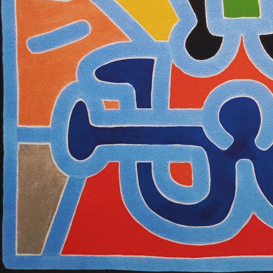 Image 1 of Vintage Keith Haring Limited Edition lithografie