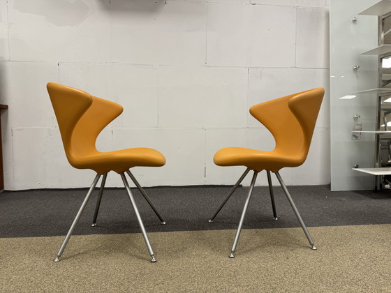 Image 1 of 2 Tonon Concept stoelen Oranje 