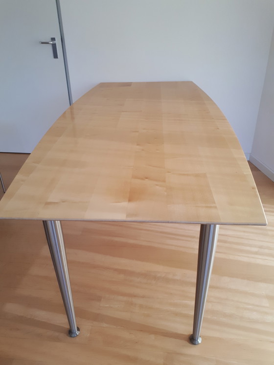 Image 1 of Eettafel Maple-hout Collection Zumsteg Switzerland