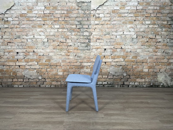 Image 1 of Ligne Roset Felt Chair blauw - stoel