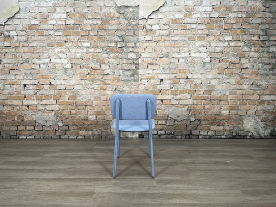 Image 1 of Ligne Roset Felt Chair blauw - stoel