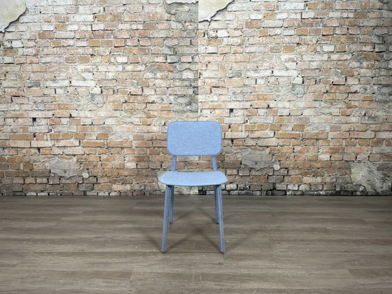 Image 1 of Ligne Roset Felt Chair blauw - stoel