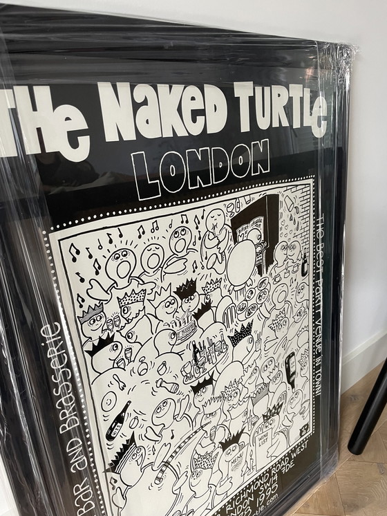 Image 1 of Ian Heath, Naked Turtle 90's design Londen, gedrukt in Groot-Brittannië