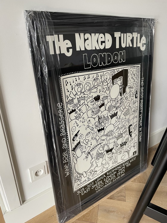 Image 1 of Ian Heath, Naked Turtle 90's design Londen, gedrukt in Groot-Brittannië