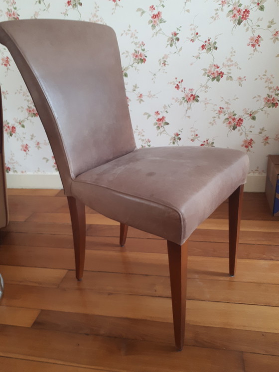 Image 1 of Set van 6 Hvs leren design stoelen