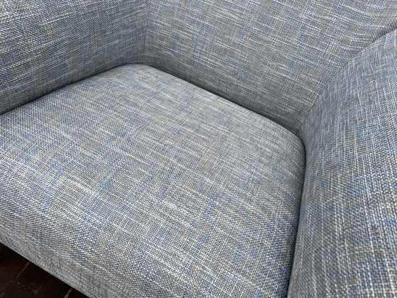 Image 1 of Leolux Mayuro Fauteuil Blauw stof Design