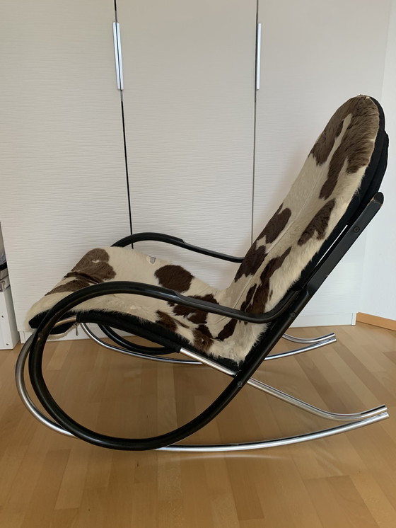 Image 1 of Vintage Paul Tuttle Nonna schommelstoel