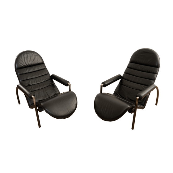 Image 1 of 2x Moroso Noe Lounge chairs by Ammanati & Vitelli