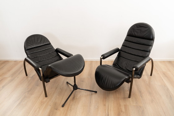 Image 1 of 2x Moroso Noe Lounge chairs by Ammanati & Vitelli