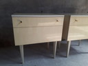 50/60's 2 vintage nachtkastjes Kennedy style