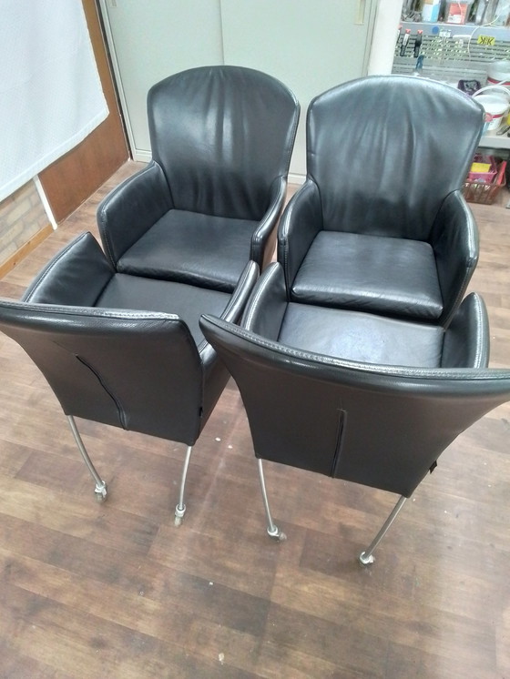 Image 1 of 4x L'Ancora Collection eetkamerstoelen