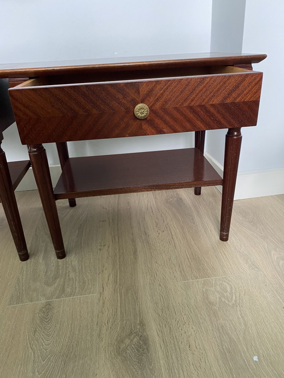 Image 1 of 2x Vintage nachtkastjes