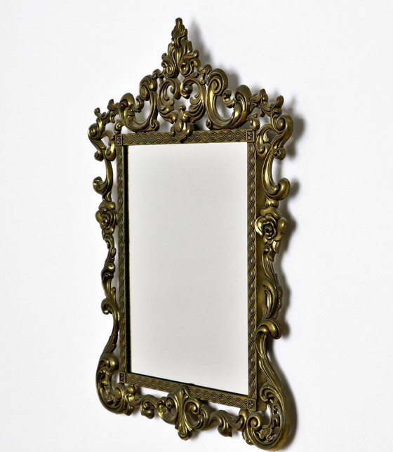 Image 1 of Vintage Franse Vergulde Barok Spiegel