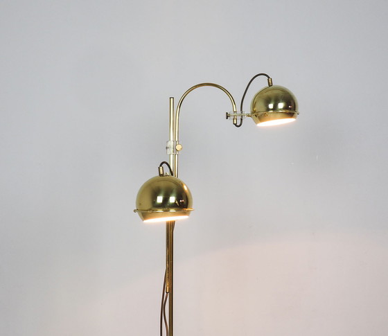 Image 1 of Vintage Gepo messing design vloerlamp jaren 60