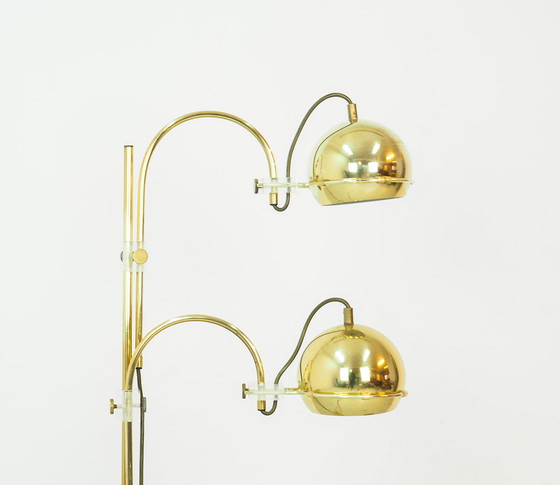 Image 1 of Vintage Gepo messing design vloerlamp jaren 60