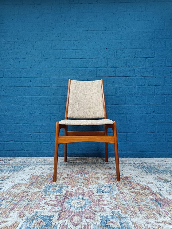 Image 1 of 4x Vintage Stoelen Deens Design