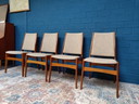 4x Vintage Stoelen Deens Design