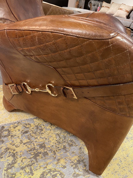 Image 1 of Vintage Saddle Chair