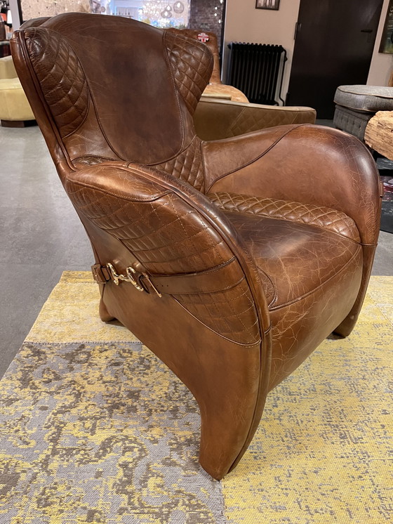 Image 1 of Vintage Saddle Chair