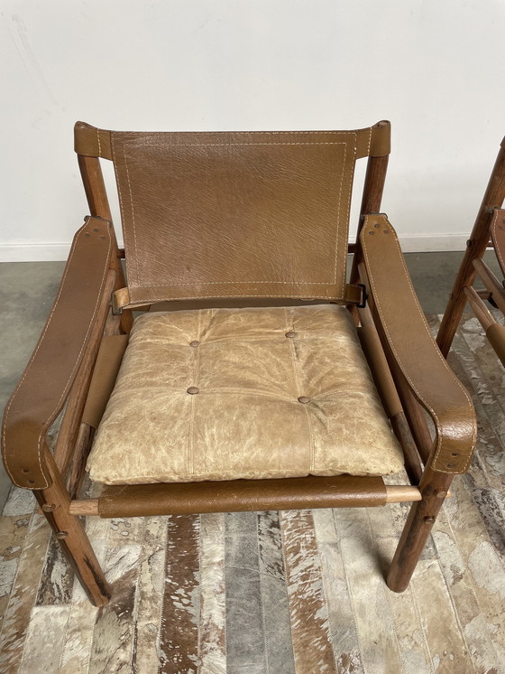 Image 1 of 2x Sirocco safari chairs Arne Norell