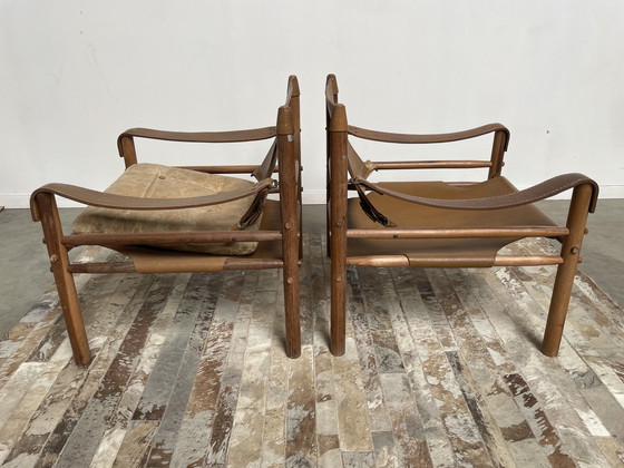 Image 1 of 2x Sirocco safari chairs Arne Norell