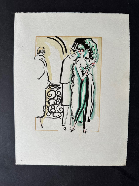 Image 1 of Kees van Dongen La Garconne 1925 pochoir