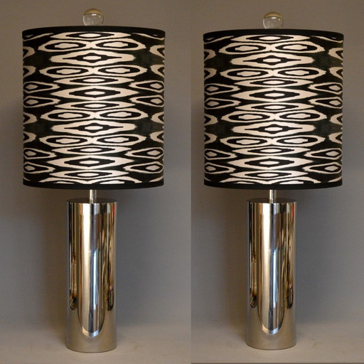 2x Regianni lamp met kappen by Mariska Meyer